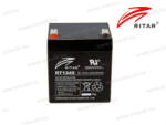 Ritar RT1245E-F1 12V 4, 5Ah zárt ólomakkumulátor SLA riasztó hangjelzőbe (RT1245E-F1)