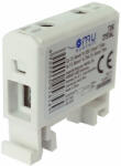 OMU System TUK21516L 2x1, 5-16mm2 CU: 85A AL: 75A 1 pólus szürke csatlakozókapocs sorkapocs DIN sín (TUK21516L)