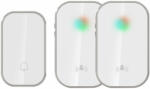 OMU system WBKK01-1A2VW vezeték és elem nélküli csengő 1 adó kinetic kapcsoló és 2 vevőegység fekete (WBKK01-1A2VW)