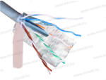 KELine FTP CAT5e 4x2xAWG24 adatátviteli vezeték tömör réz KELine 305m/ tekercs