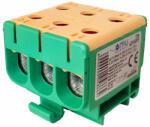 OMU system TUK62550PE 6x2, 5-50mm2 (CU: 245A, AL: 220A) 1 pólus CLASS A zöld-sárga csatlakozókapocs sor (TUK62550PE)