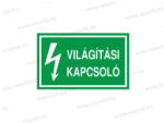  Világítási kapcsoló - öntapadó matrica 100x60mm ERV057001