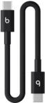 Apple Cablu Beats USB-C la USB-C de 20 cm, Woven, Negru (MEQ94ZM/A)