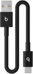 Apple Cablu Beats USB-A la USB-C de 20 cm, Woven, Negru (MEQL4ZM/A)