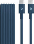 Apple Cablu Beats USB-C la USB-C de 1, 5 m, Woven, Albastru (MDGE4ZM/A)