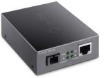 TP-Link MEDIA CONVERTOR TP-LINK 10/100 Mbps WDM , 1× 100 Mbps cu POE 802.3af, SC Fiber Port, 1× 10/100 Mbps RJ45 Port (Auto MDI/MDIX), pana la 20km FC111PB-20 (include timbru verde 1.75 lei) (FC111PB-20)