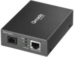 TP-Link MEDIA CONVERTOR TP-LINK RJ45 1000M, 1× Gigabit SC/UPC Fiber Port, pana la 2Km, montabil in sasiu MC211CS-2 (MC211CS-2)
