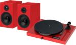Pro-Ject Juke Box E1 + Speaker 5E OM5e High Gloss Red (SET JB E1 SPKR BOX 5E HGR)
