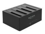 Delock Docking Station USB 3.1-C pentru 4 x HDD/SSD SATA 2.5"+3.5", Delock 63930 (63930)