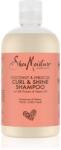 Shea Moisture Coconut & Hibiscus hidratáló sampon a hajhullámok modellezéséhez 384 ml