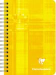 Clairefontaine Clairefonatine spirálfüzet, A6, 90 lap, vellum, sárga