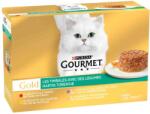 Gourmet 12x85g Gourmet Gold rafinált ragu húsválogatás nedves macskatáp