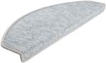 vidaXL 20 db világosszürke lépcsőszőnyeg 65x24x4 cm 3365792 (3365792)