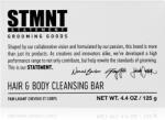 STMNT Care Hair & Body Cleansing Bar tisztító kemény szappan hajra, szakállra és testre 125 g