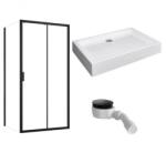 Radaway Alienta DWJ+S 90x100 cm + tray square (202407)