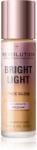 Makeup Revolution Bright Light Face Glow világosító tonizáló fluid árnyalat Illuminate Medium 23 ml