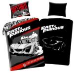 Halantex Fast and Furious ágyneműhuzat szett - Sötétben világító felirattal (FF-7043GLBL) (FF-7043GLBL)