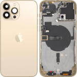 Apple Piese si componente Capac Baterie Apple iPhone 13 Pro Max, Cu Carcasa Mijloc, Auriu, Swap (cap/ai1/cu/au/sw) - vexio