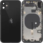 Apple Piese si componente Capac Baterie Apple iPhone 11, Cu Carcasa Mijloc, Negru, Swap (cap/ai1/cu/negr/sw) - vexio