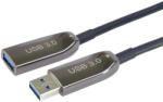 PremiumCord USB 3.0 hosszabbító AOC kábel 30m (KU3OPT30) (KU3OPT30)