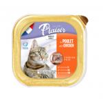 La Normandise Hrana umeda pentru pisici Plaisir, Pui, 32 x 100g (64595)