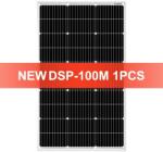  Merev napelem, 100 W teljesítmény, nagy hatékonyság 21, 8%, monokristályos szilícium, 100W merev napenergia