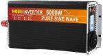 Houli Pure Sine Wave Inverter, Peak Power 6000W, folyamatos teljesítmény 3000W, 6000w, 12 V -os, 220 V -os