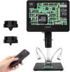  HDMI digitális mikroszkóp, 2000x nagyítás, nagyfelbontású 4MP érzékelő, AD249SM (10 hüvelyk)