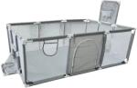  Playpen csecsemők számára, biztonsági tanúsítvánnyal, tágas formatervezés, Lightgray 2 gól