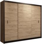 EMS Гардероб с плъзгащи врати SAPHIRA 250x215 см, дъб крафт (MT0012)