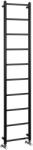 SAPHO DINA 350x1680 mm fürdőszobai radiátor, matt fekete IR378TB (IR378TB)