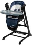 Caretero Scaun de masă pentru copii și leagăn 2 în 1 Caretero - Indigo Black, albastru (TERO-7652) Scaun de masa bebelusi, inaltator