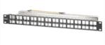 ICINTRACOM INTELLINET Patch panel 48 port, Cat6a, árnyékolt, moduláris, slimline, STP 721028 (721028)