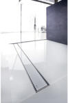 TECE Grila rigola dus Tece drainline, sticla alba, 70cm, 600791 (600791)