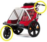 Bellelli Urban Kit első kerék és tolókar szett biciklis utánfutóhoz