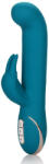 CalExotics Vibrator Iepuras Rocking G Rabbit Signature, 7 Moduri Stimulatoare, Silicon, USB, Albastru, 21.5 cm Vibrator