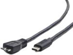 Gembird USB 3 micro-B m, USB Type-C M Adatkábel - 1 m, Fekete