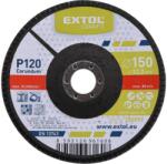 Extol ferde korund lamellás csiszolótárcsa, P120, átmérő 150 mm 260052 (260052)