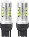 AMiO Zarówki Led Canbus 3030 24smd T20 7440 W21w Fehér 12v 24v Amio-01173