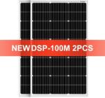  Napelemkészlet, 100W/200W/400W opciók, monokristályos, tartós kialakítás, 200W merev napelem