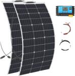  Rugalmas napelemkészlet, 100W/200W, nagy hatékonyságú monokristályos sejtek, 200W Solarkit