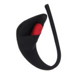 SuperLove Invisible Strapless C String with Pocket Black