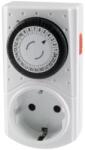 Somogyi Home GAO mechanikus beltéri időzítő óra, 30 perces int. vall, naponta ismétlődő kapcsolások, 250 V, 3680 W 0760S (0760S)
