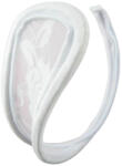 SuperLove Invisible Strapless C String Transparent Floral Lace White