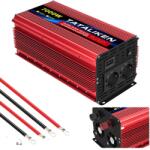  Tiszta szinuszhullám -inverter, 220 V kimenet, 50 Hz frekvencia, 12v 7000W EU