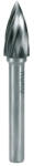 RUKO 116028A Keményfém turbómaró Alu, G alak, hegyes végű ívelt 12, 0mm (116028A)