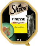 Sheba SHEBA Finesse tálca 85 g - nedves teljes értékű eledel felnőtt macskáknak, csirkével, pástétomban