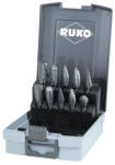 RUKO 116003RO Keményfém turbómaró készlet 10db-os műanyag kazettában (116003RO)