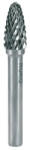RUKO 116050 Keményfém turbómaró HM, F alak, legömbölyített végű ívelt 3, 0mm (116050)