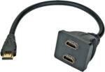 PremiumCord HDMI Elosztó Fekete 30cm kphdma-6 (kphdma-6) (kphdma-6)